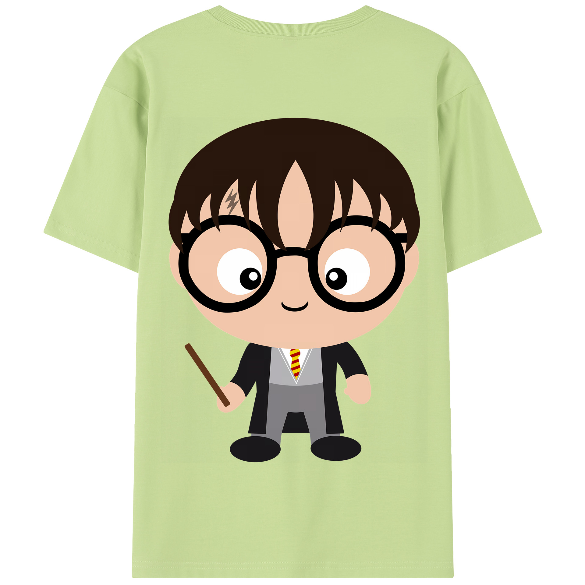 （画像用） Harry Potter ハリー・ポッターシリーズ 綿100％半袖Tシャツ（背面プリント）